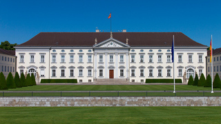 Das Gebäude des Bundespräsidialamtes