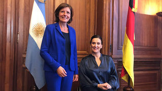 Foto: Malu Dreyer und Marta Gabriela Michetti