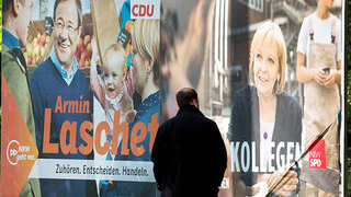 Foto: Wahlplakate in Nordrhein-Westfalen