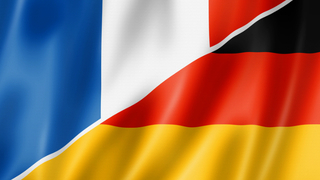 Foto: Deutschland-Frankreich Flaggen