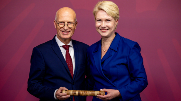 Foto: Peter Tschentscher und Manuela Schwesig