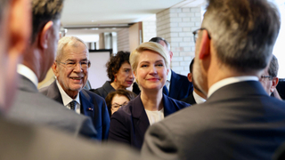 Foto: Alexander Van der Bellen und Manuela Schwesig 