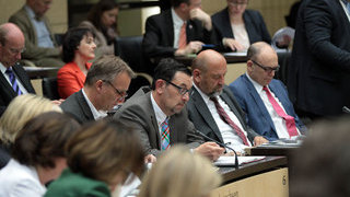 Foto: Die Mitglieder des Bundesrates während der Plenarsitzung