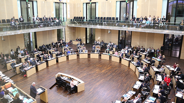 Foto: Blick in den Plenarsaal