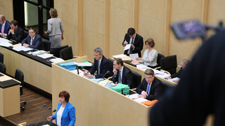 Foto: Blick auf das Präsidium