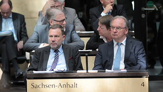 Foto: Blick auf die Länderbank Sachsen-Anhalt