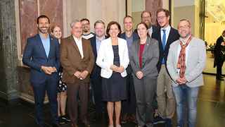 Foto: Gruppenfoto in der Wandelhalle