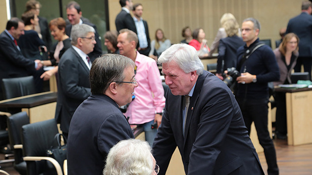 Foto: Armin Laschet und Volker Bouffier