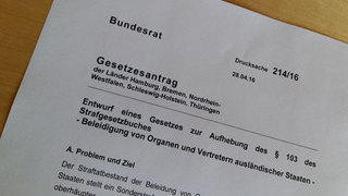 Foto: Gesetzesantrag Bundesrat Drucksache 214/16