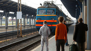 Foto: Bahnreisende