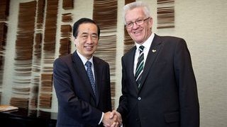 Foto: Winfried Kretschmann trifft Naoto Kan Foto: Winfried Kretschmann trifft Naoto Kan