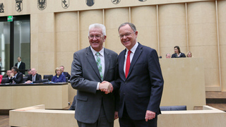 Winfried Kretschmann und Stephan Weil Winfried Kretschmann und Stephan Weil