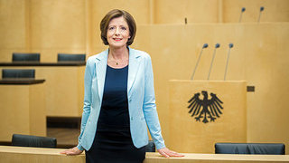 Foto: Malu Dreyer im Plenarsaal des Bundesrates