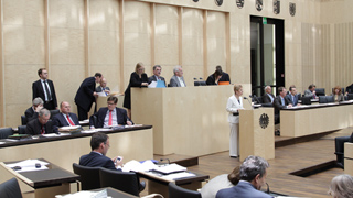 Foto: Blick in den Plenarsaal Foto: Blick in den Plenarsaal