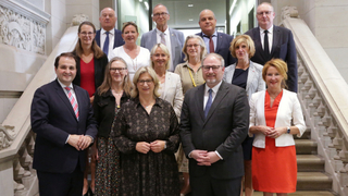 Foto: Deutsch-Französische Freundschaftsgruppen bei ihrem Treffen 2023