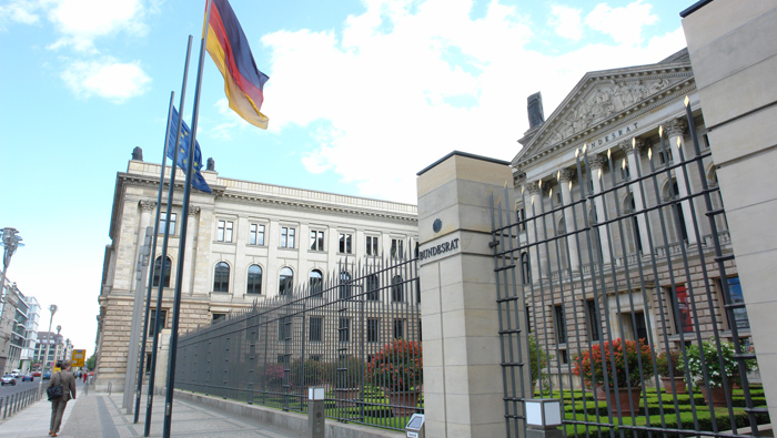 Foto: Außenansicht des Gebäudes des Bundesrates in Berlin