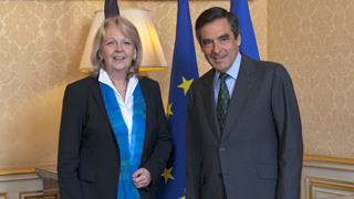 Foto: Hannelore Kraft und François Fillon