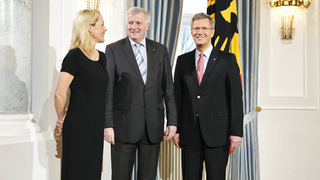 Foto: Bettina Wulff, Christian Wulff, Horst Seehofer