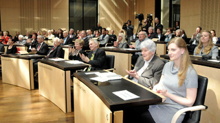 Foto: Blick in den Plenarsaal während der Veranstaltung