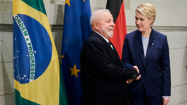 Foto: Manuela Schwesig und der Präsident Lula da Silva