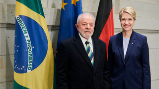 Foto: Manuela Schwesig und der Präsident Lula da Silva