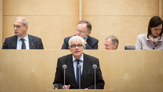 Foto: Minister Rainer Stickelberger (Baden-Württemberg) fordert stärkere Dopingbekämpfung