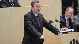 Foto: Ministerpräsident Ramelow während seiner Rede