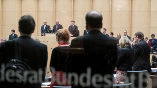 Foto: Gedenkminute im Bundesrat