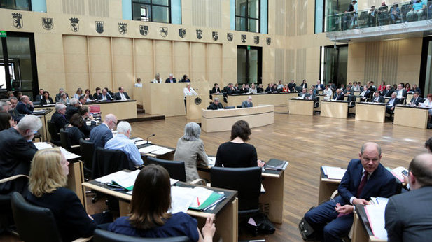 Foto: Blick in den Plenarsaal