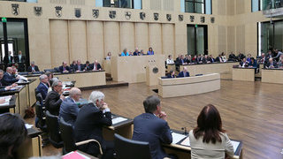 Foto: Blick in den Plenarsaal