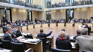 Foto: Blick in Plenarsaal