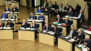 Foto: Länderbänke im Plenarsaal