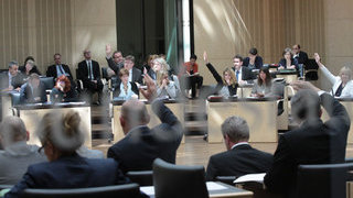 Foto: Blick in den Plenarsaal