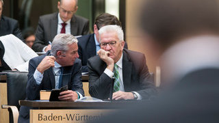 Foto: Thomas Strobl und Winfried Kretschmann