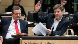 Foto: Minister Robert Habeck (rechts)