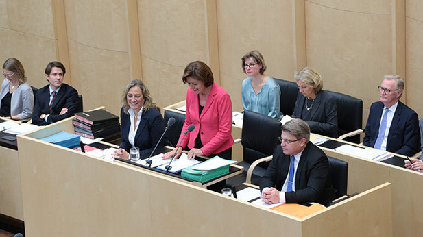 Foto: Malu Dreyer im Präsidium