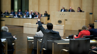 Foto: Blick in Plenarsaal