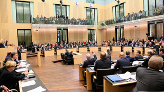 Foto: Abstimmung im Plenarsaal