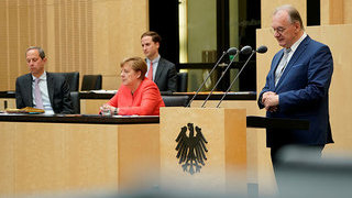  Foto: Angela Merkel und Reiner Haseloff