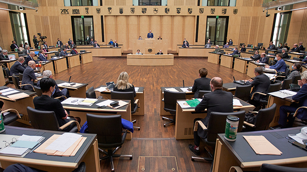 Foto: Blick in den Plenarsaal