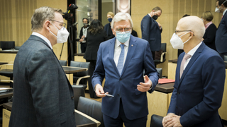 Bodo Ramelow, Volker Bouffier und Peter Tschentscher