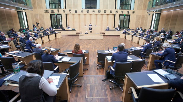 Foto: Blick in den Plenarsaal