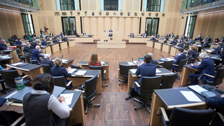 Foto: Blick in den Plenarsaal