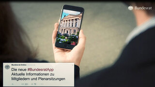 Die neue #BundesratApp für iOS und Android