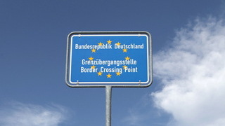 Foto: Grenzübergangsschild